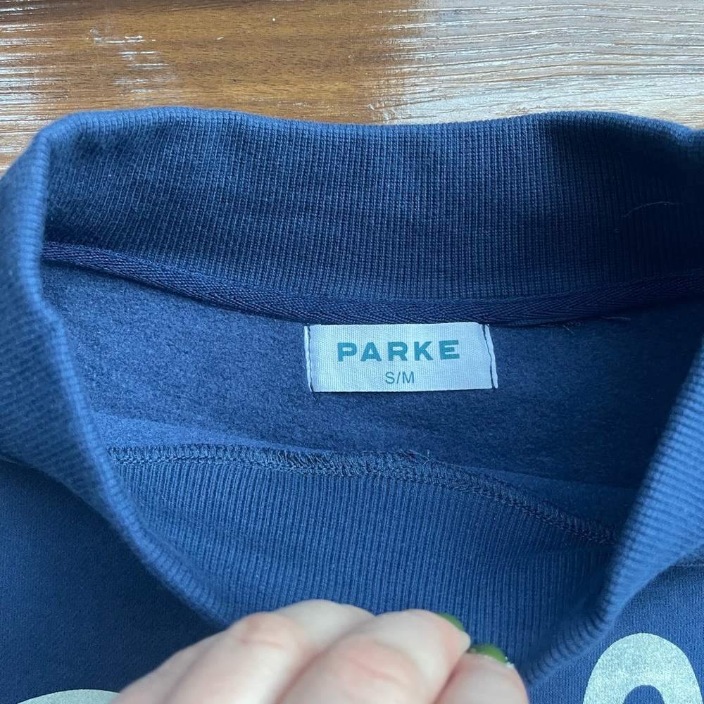 NWT Parke Chicago Cities Signature Mockneck Small/Medium - Picture 5 of 5